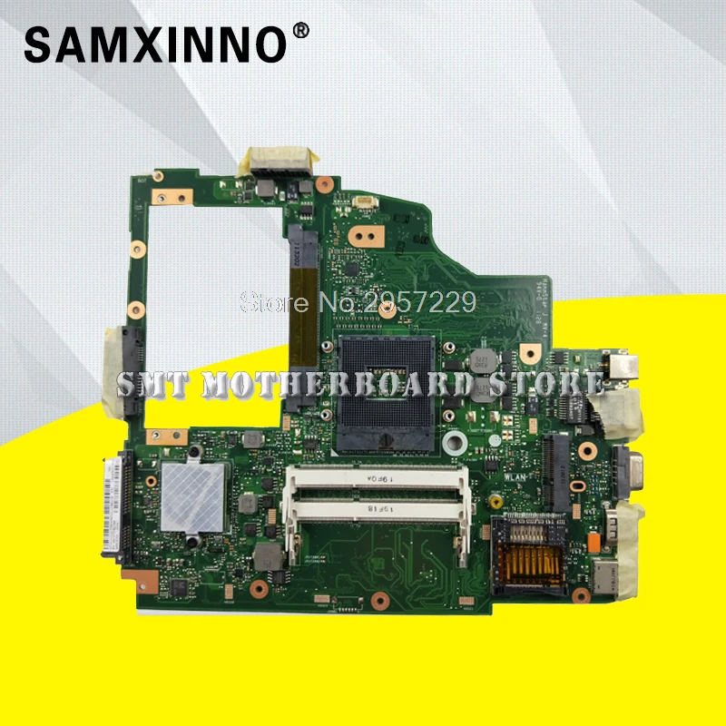 Для For Asus A43S X43S K43S A43SA K43SA HM65 Материнская плата для ноутбука системная