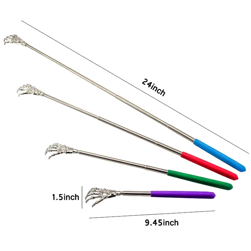 

1PCS Telescopic Scratching Backscratcher Massager Kit Back Scraper Extendable Telescoping Itch Health Products Random