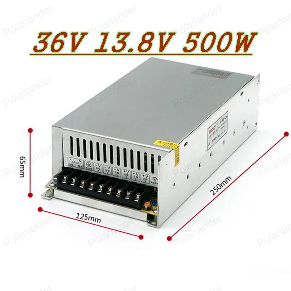 

Top quality Switching Power Supply Driver for LED Strip AC 100-240V Input to DC 36V 500W 36V 13.8A