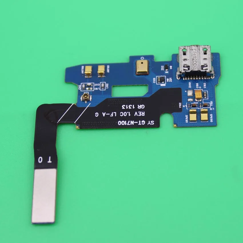 YuXi 1 шт. USB разъем зарядный порт гибкий кабель для Samsung galaxy Note 2 N7100 micro usb запасные