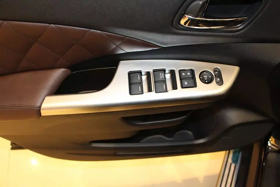 Для Honda CR-V 2012-2015 4 шт. Автомобильная ABS хромированная для дверей окон стеклянная