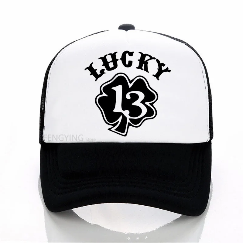 LUCKY 13 кепки Devil смазка газа и Глория рокабилли унисекс Мода Бейсболка Летняя шляпа водителя грузовика