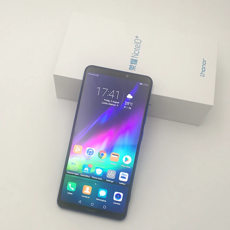 Honor Note 10 две sim карты 6 95 дюймов Android 8 1 отпечаток пальца ID NFC 5000 мАч батарея Kirin 970