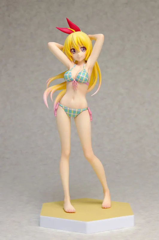 Anime Beach Queens Nisekoi Kirisaki Chitoge 1/10 Scale Sexy PVC Action Figure Collectible Model Toy 16.5cm best gift | Игрушки и хобби
