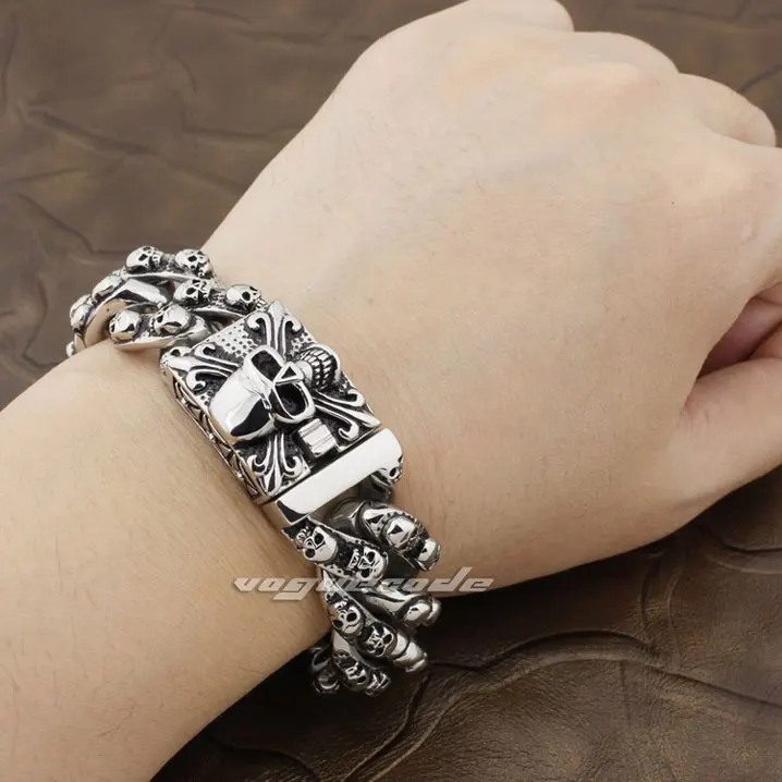 Мужской браслет в стиле панк из нержавеющей стали 316L|bracelet tassel|bracelet crystalsteel shank |