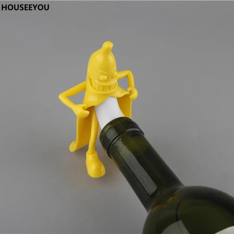 Креативная пробка для банановых винных бутылок новинка штопор инструмент