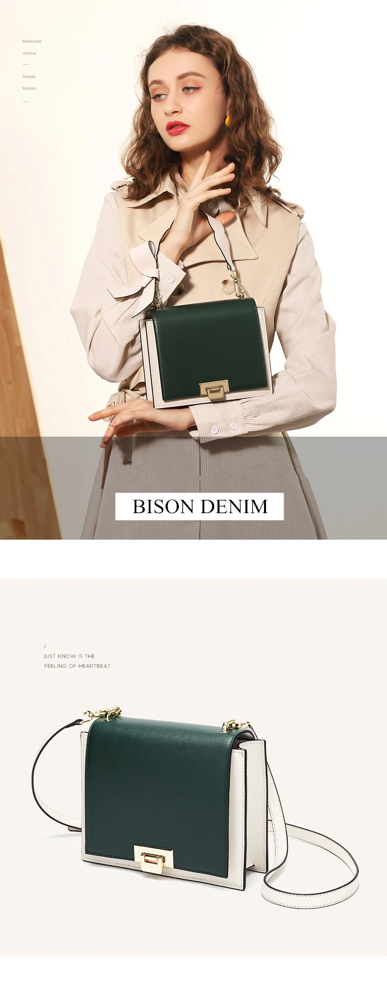 BISON DENIM роскошные сумки женские сумки дизайнерские сумки через плечо из коровьей кожи для женщин Сумка-тоут с бантом женская сумка bolsa feminina B1634