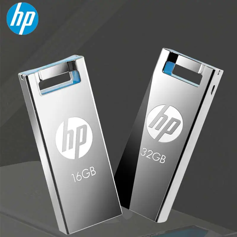 НОВЫЙ HP USB Flash 16 ГБ 32 64 Pendrive v295w Симпатичные Memory Stick Plus otg типа C DJ DIY Пользовательский