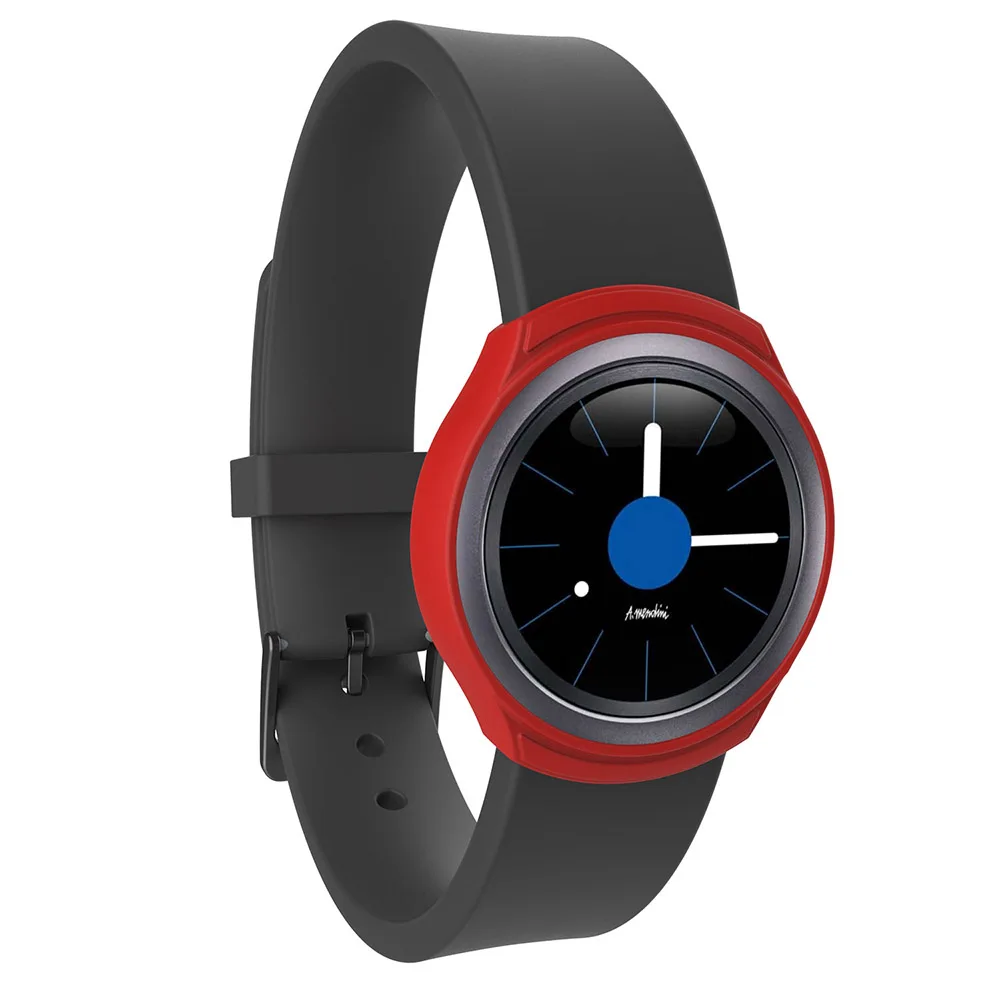 Универсальный силиконовый защитный чехол для смарт-часов для samsung Galaxy gear S2 SM-R720 SM-R730 сменная рамка для браслета