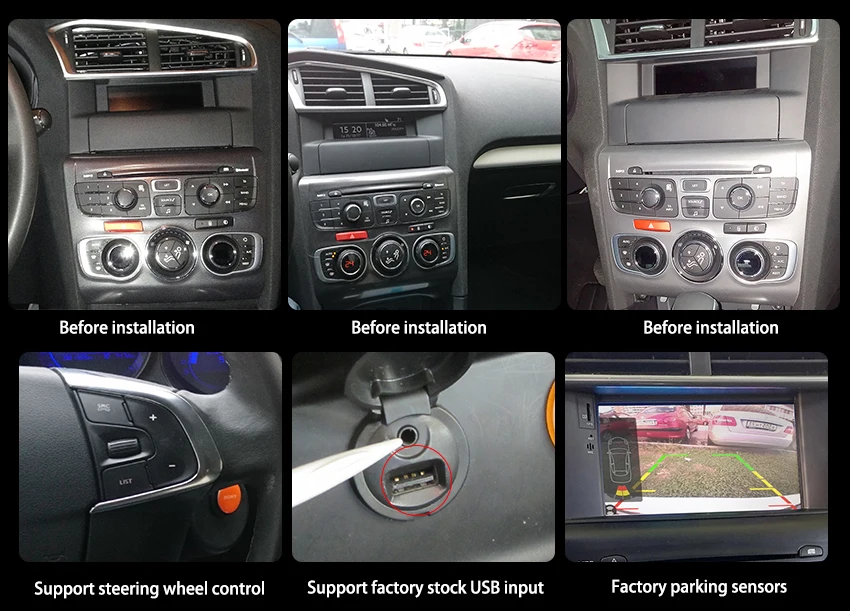 " HD Android 8,1 автомобильный DVD для Citroen C4L 2011 2012 2013 Авто Радио FM RDS Аудио видео WiFi gps Navi резервная камера