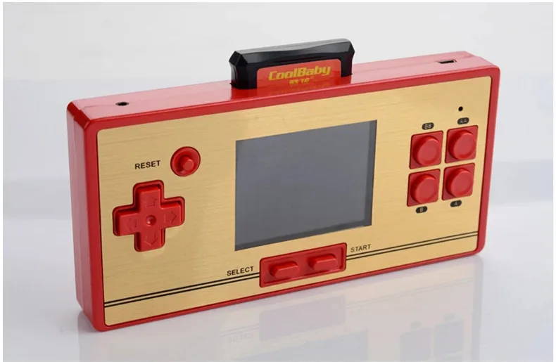 Coolbaby RS-20 Built 600 different games 2.6 inch screen Children's game 8BIT handheld color tetris | Электроника