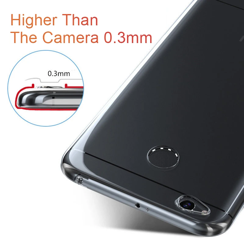 TOMKAS силиконовый чехол из термопластичного полиуретана для Xiaomi Redmi 4 4X mi 5 A1 6 Чехол