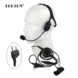 Военная костная проводимость, тактическая гарнитура со стрелой, микрофон для мидленда G5 G6 G7 G8 G9 GXT550 GXT650 LXT80 радио