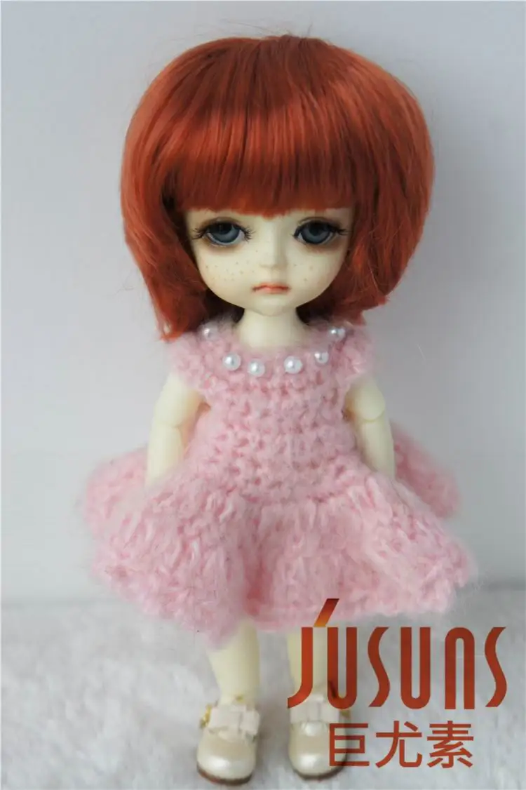 JD019 1/12 1/8 Популярные Короткие парики для мальчиков BJD куклы Размер 4-5 дюймов 5-6 дюймов Высокое качество синтетические мохеровые волосы
