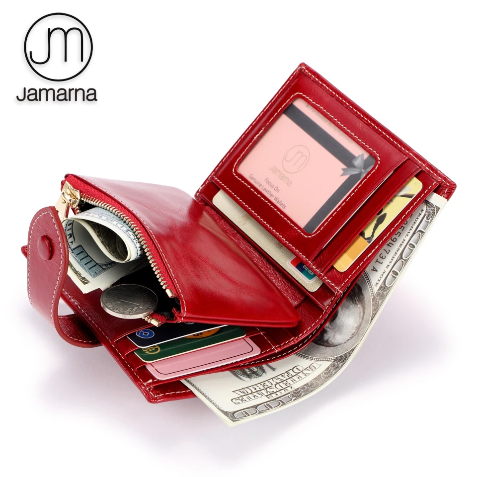 Кошелек jamarna Женские кошельки из мягкой натуральной кожи держатель для карт
