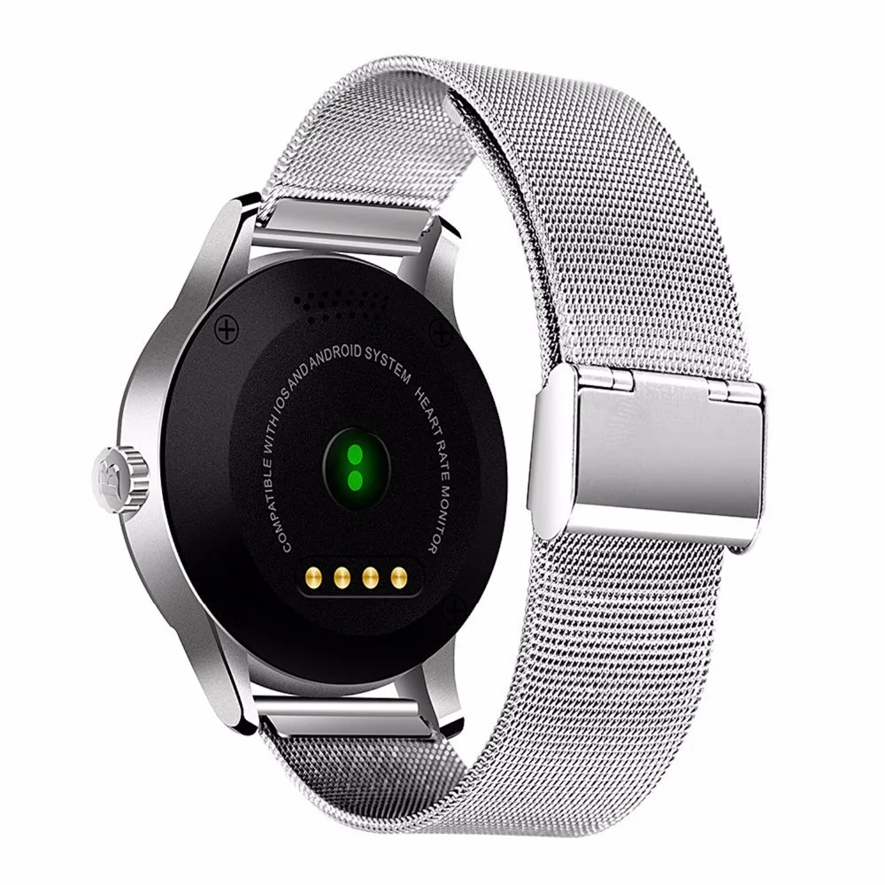 K88H умные часы IOS Android монитор сердечного ритма 1 22 дюймов ips круглый Экран Bluetooth