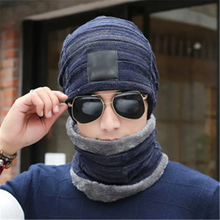 Мужская повседневная шапка зимняя для мужчин вязаная gorros Mujer invierno mans beanie Зимние