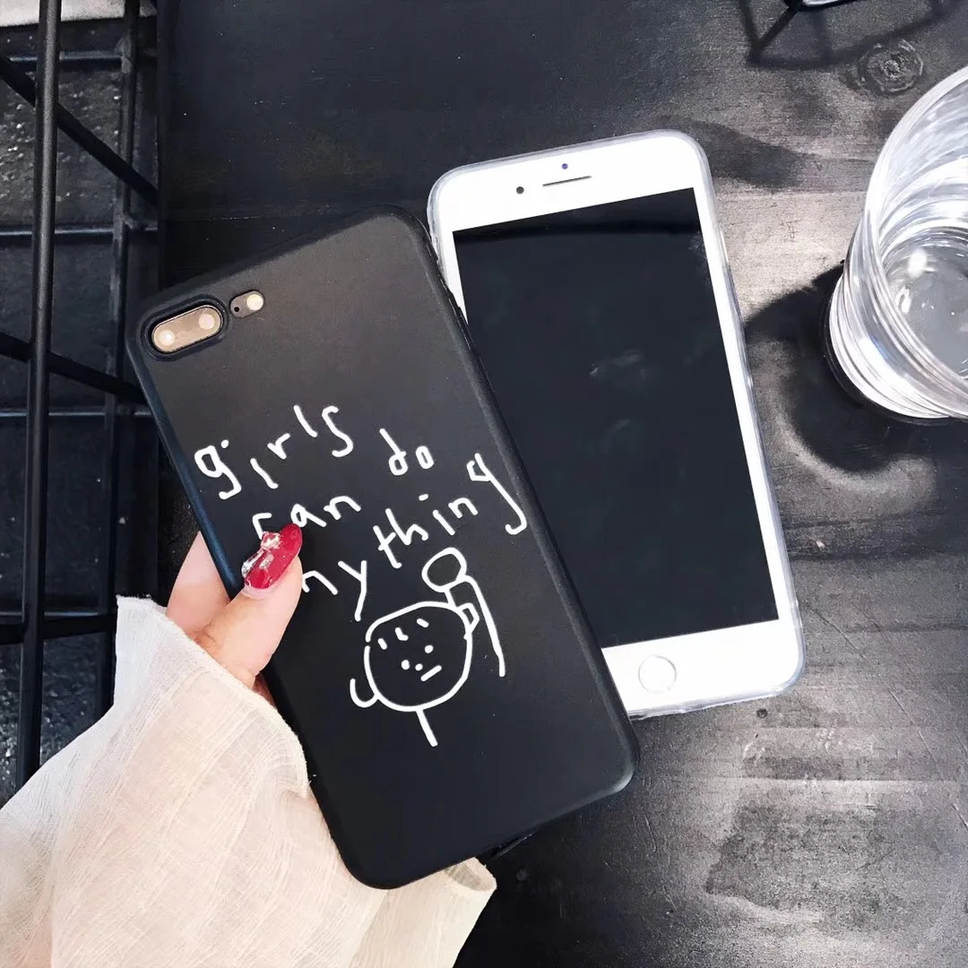 Cute Cartoon For OPPO F1 F3 Plus Girl Words Pattern Case R9 R9s R11 R11s R15 Dream Mirror Soft Clear Cover case |