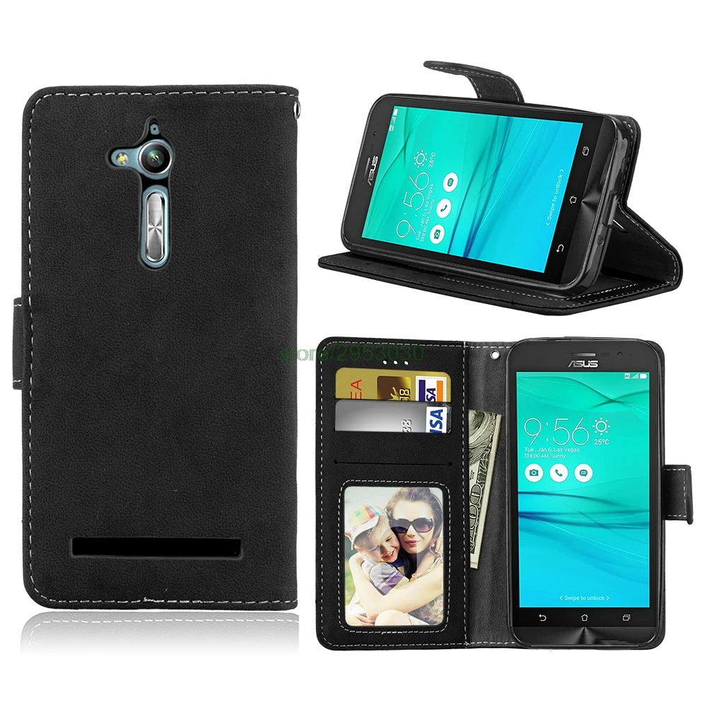 Кожаный чехол книжка для Asus Zenfone GO TV ZB500KL ZB500KG X00AD Go 2016 ZB500 ZB 500 KL 500KL|flip cover|flip casecase bag |