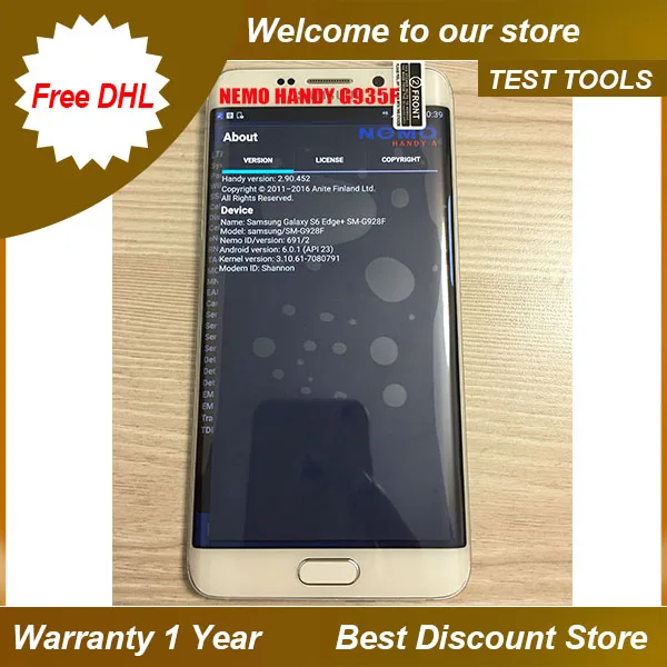 Бесплатная доставка dhl + s7 G935F nemo handy поддержка 2CA &amp 3CA volte polqa и qesq MOS .. Тест ect |