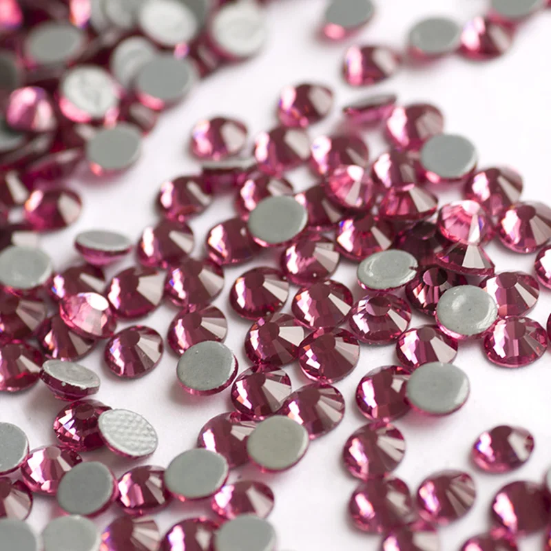 YANRUO 2058HF Rose Stones And Crystal Hot fix Crystals Dress Craft Iron on Rhinestones For Strass Clothes | Дом и сад