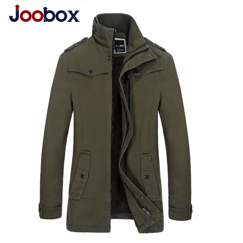 Фото JOOBOX 2018 осенне весенний длинный Тренч модный мужской 100% хлопок темно синее пальто JOOBOX 2018 осенне весенний длинный Тренч модный мужской 100% хлопок темно синее пальто