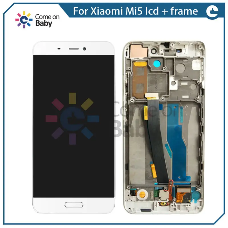 Poriafl лучший для Xiaomi Mi5 mi5 ЖК дисплей + сенсорный экран дигитайзер в сборе сменный