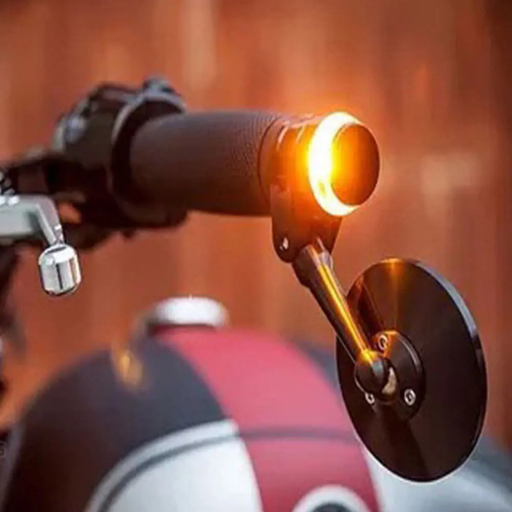 Светодиодный светильник поворотного сигнала мотоцикла универсальный желтый