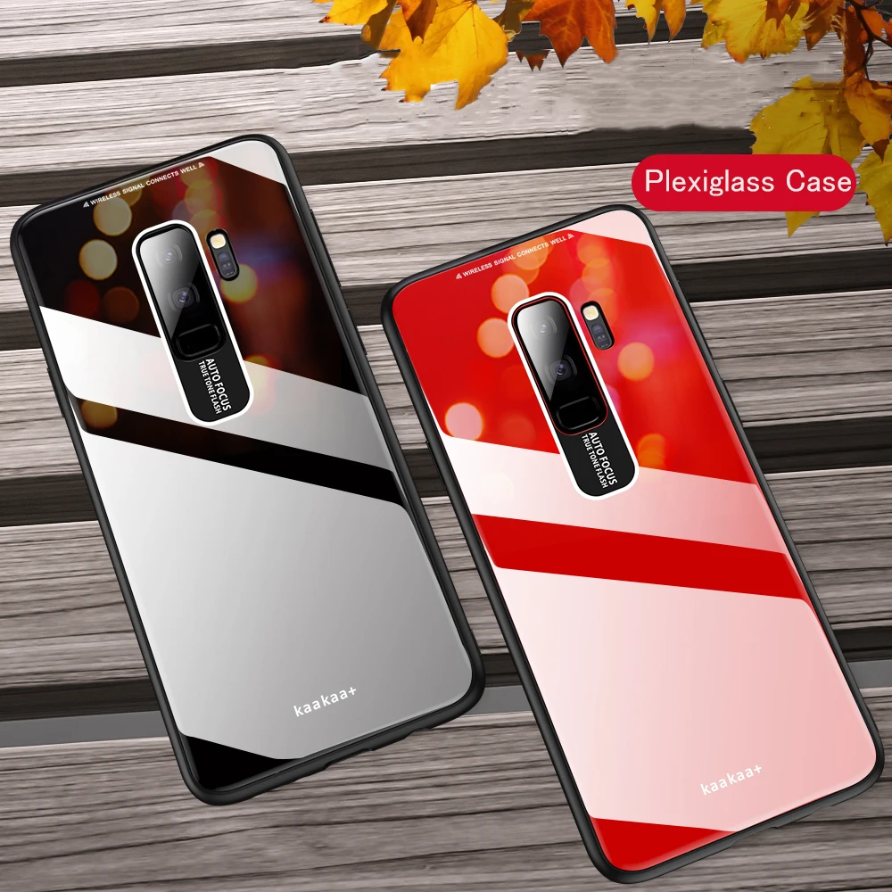 Стеклянный чехол для телефона Samsung Galaxy S8 S9 S10 5G Plus Lite Note 9 8 10 A10 A30 A40 A50 A60 A70 M10 M20 M30