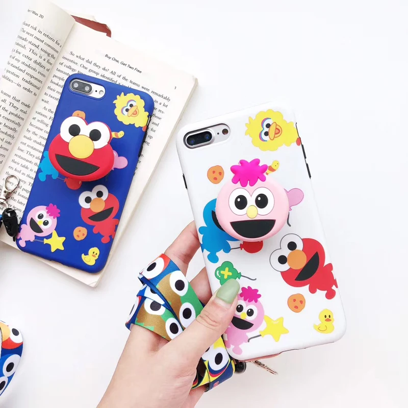 GYPHCA Улица Сезам Забавный чехол для телефона iphone X XR XsMax поддержка воздушной сумки +