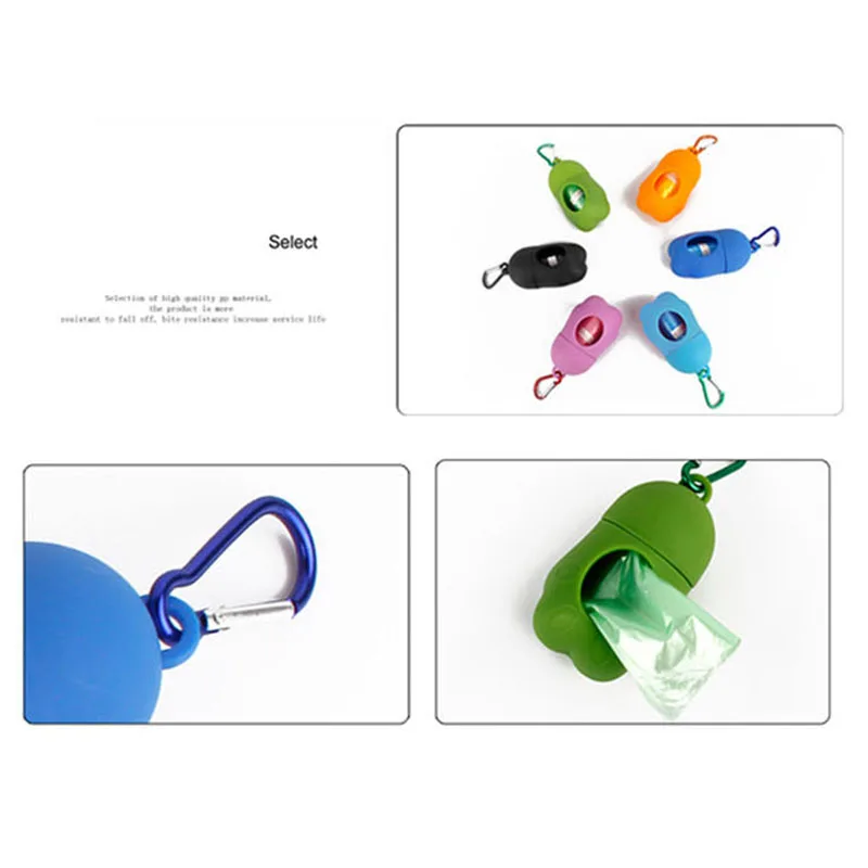 Корм для питомцев собаки мешок Диспенсер мусорные мешки держатель диспенсер