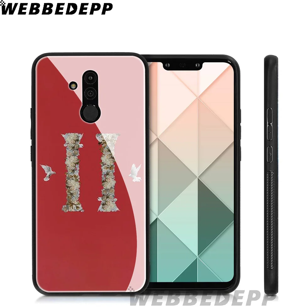 WEBBEDEPP чехол из закаленного стекла для Huawei Mate 20 P20 P10 P Smart 2019 2018 и Honor 10 9 8X 7A Lite Pro |