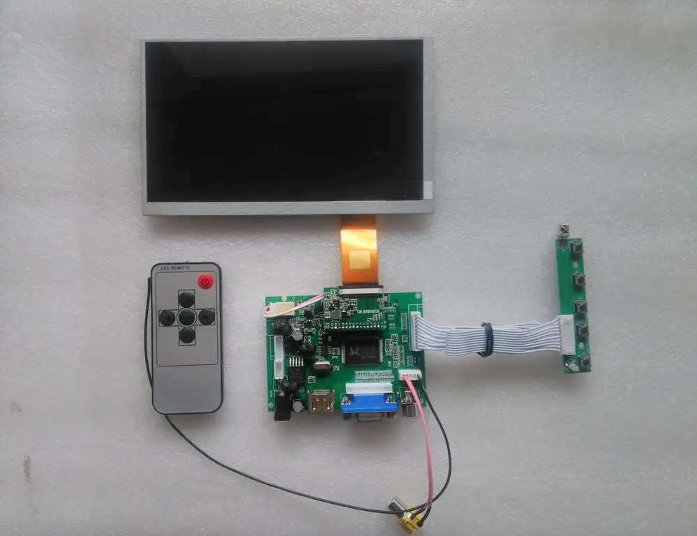 CARPC Комплект 7 дюймов 1024 600 LCD HSD070IFW1 высокая яркость и грязевая плата HDMI
