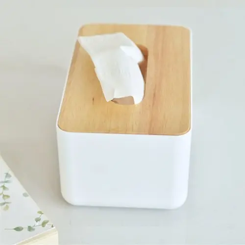 Wooden Tissue Box European Style Home Container Towel Napkin Holder Case for Office Decoration | Дом и сад