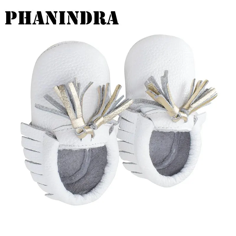 2021 белые с золотыми кисточками Newbor детская обувь модные кожаные туфли мягкой