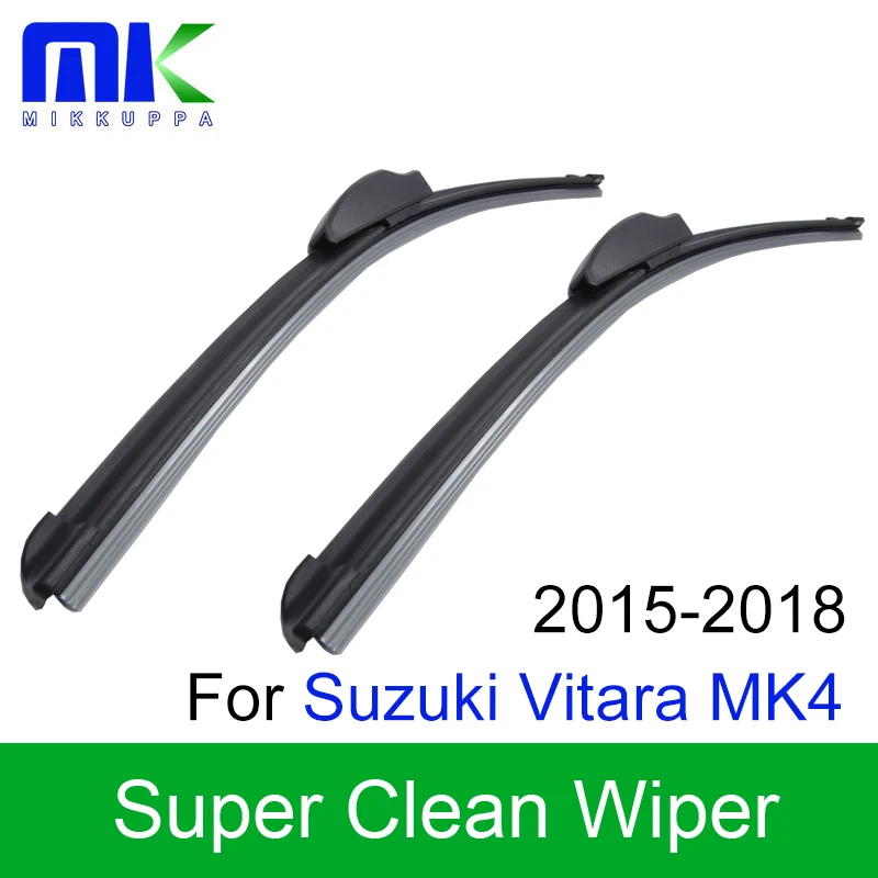 Mikkuppa Front And Rear Wiper Blades For Suzuki Vitara MK4 2015 2016 2017 2018 Natural Rubber Windshield Auto Car Accessories | Автомобили