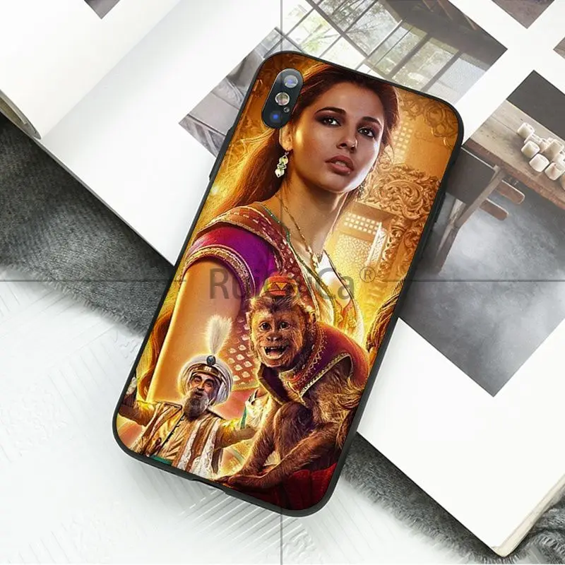 Ruicaica Aladdin черный мягкий чехол для телефона Apple iPhone 8 7 6 6S Plus X XS MAX 5 5S SE XR | Мобильные