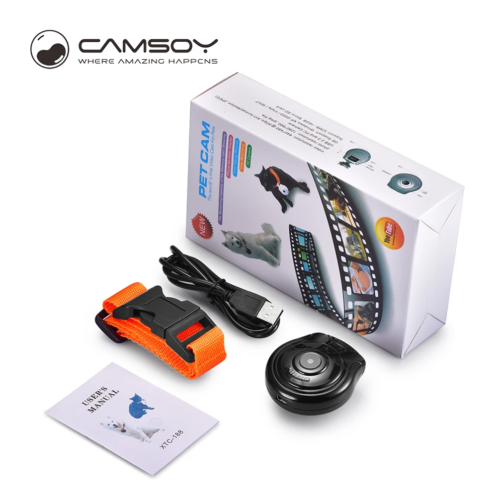 Camsoy Pet мини камеры открытый видео Recorder видеокамер для собак и кошек|mini camera|camera