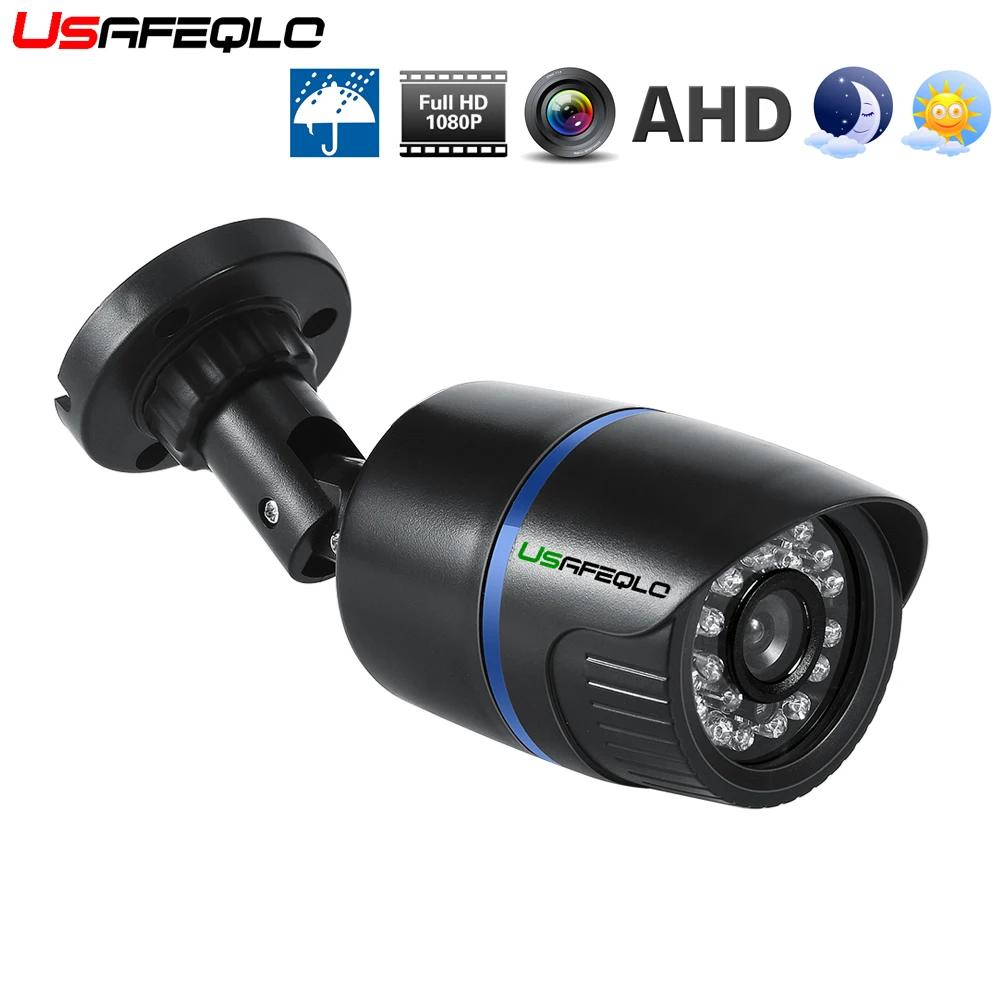 AHD камера 1080P 2MP CCTV металлическая наружная Водонепроницаемая наблюдения ночного
