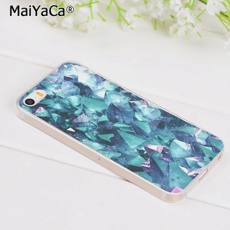 MaiYaCa прозрачный мягкий чехол из ТПУ с кристаллами и бриллиантами для iPhone 6S 6plus 7 7plus