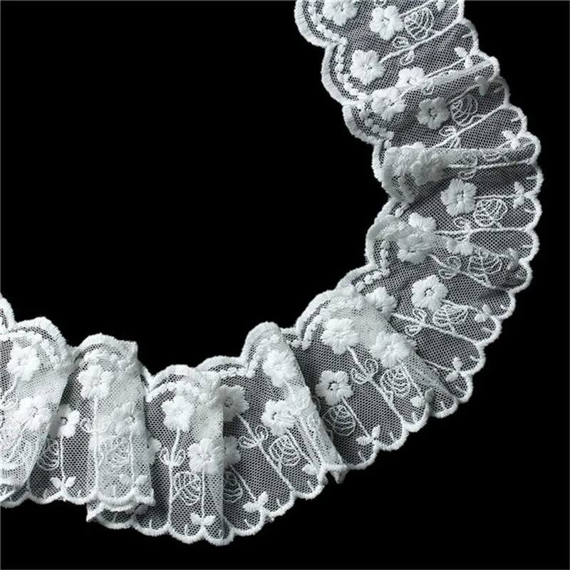 DoreenBeads хлопковая кружевная отделка белый цветочный узор сделай сам разные стили