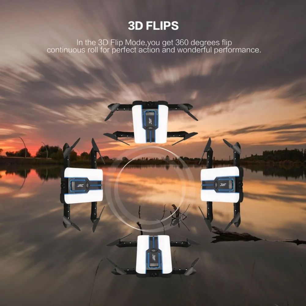 JJR/C H61 Радиоуправляемый Дрон Wi Fi FPV 720P HD Камера режим высота Удержание Headless сальто