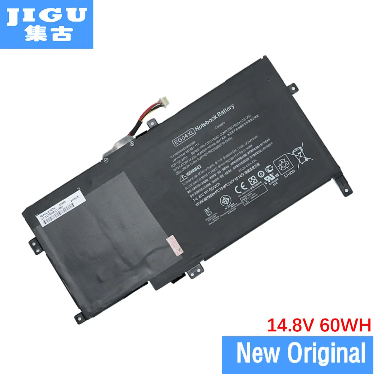 JIGU Оригинальный аккумулятор для ноутбука 681881 171 271 681951 001 EG04 EG04XL EGO4XL HP Envy 6 серии|laptop