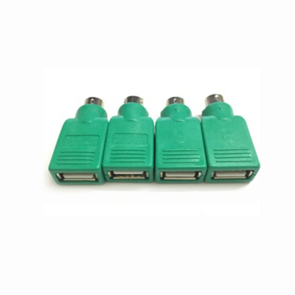 10pcs USB 2.0 A Male to for PS2 Female Adapters Converter Connector Use For PC Computer Keyboard Mouse mice