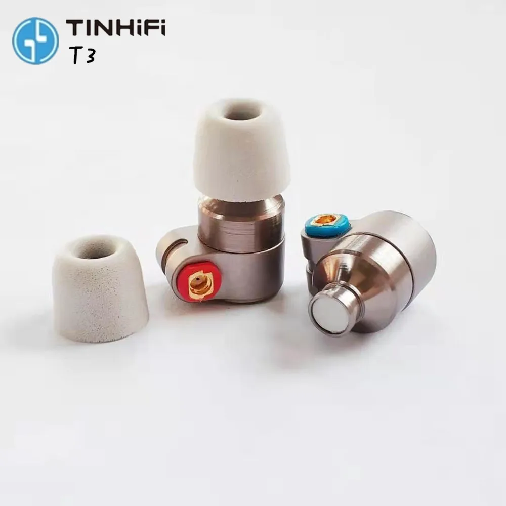 TinHIFI T3 Наушники вкладыши 1BA + 1DD Knowles Drive HIFI наушники металлические с позолоченным