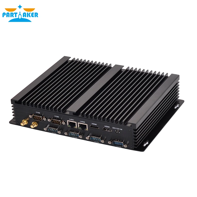 Причастник безвентиляторный промышленный Мини ПК i7 4500U i3 i5 Barebone Windows 10 ITX