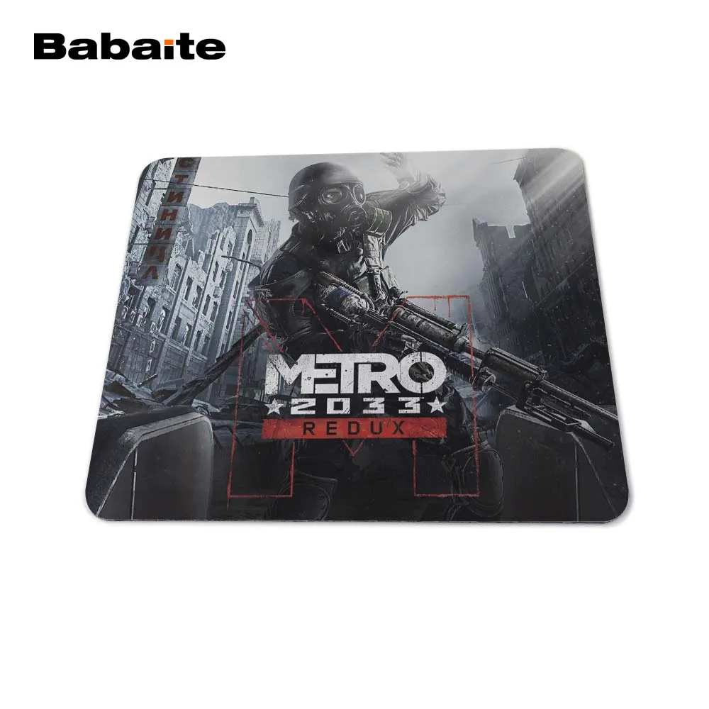 Babaite распродажа Metro Redux игровые обои художественные профессиональные печатные индивидуальные коврик для компьютерной мыши мышь для лэптопа коврик оптическая скорость Pad