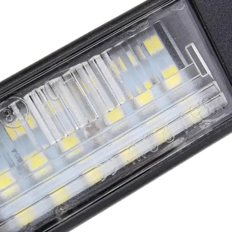 2 шт. автомобильные 18leds номерные знаки пластиковые для Nissan Qashqai X Trail Juke Primera яркие
