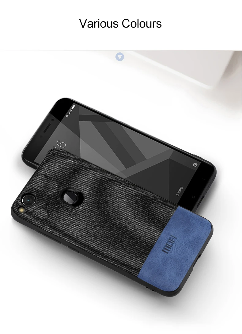 Для xiaomi redmi 4x чехол противоударный тканевый задний Чехол силиконовый защитный чехол s capas MOFi redmi 4x чехол
