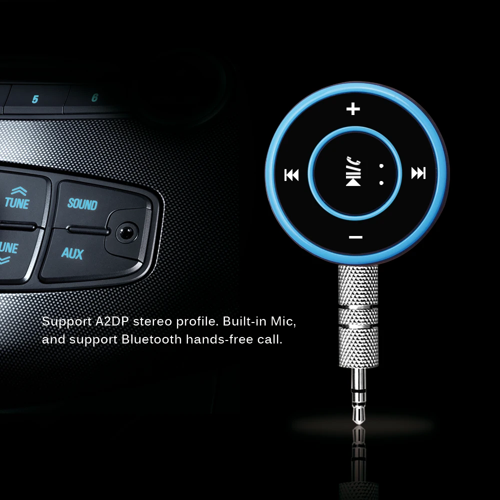 3 5 Jack Aux Bluetooth Hands Free автомобильный комплект громкой связи беспроводной приемник
